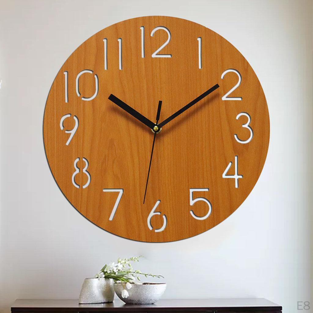12 Inch Wood Wall Clock