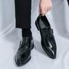 Pointed Leather Shoes Leather Shoes Spring and Autumn New Men's Business Leisure British