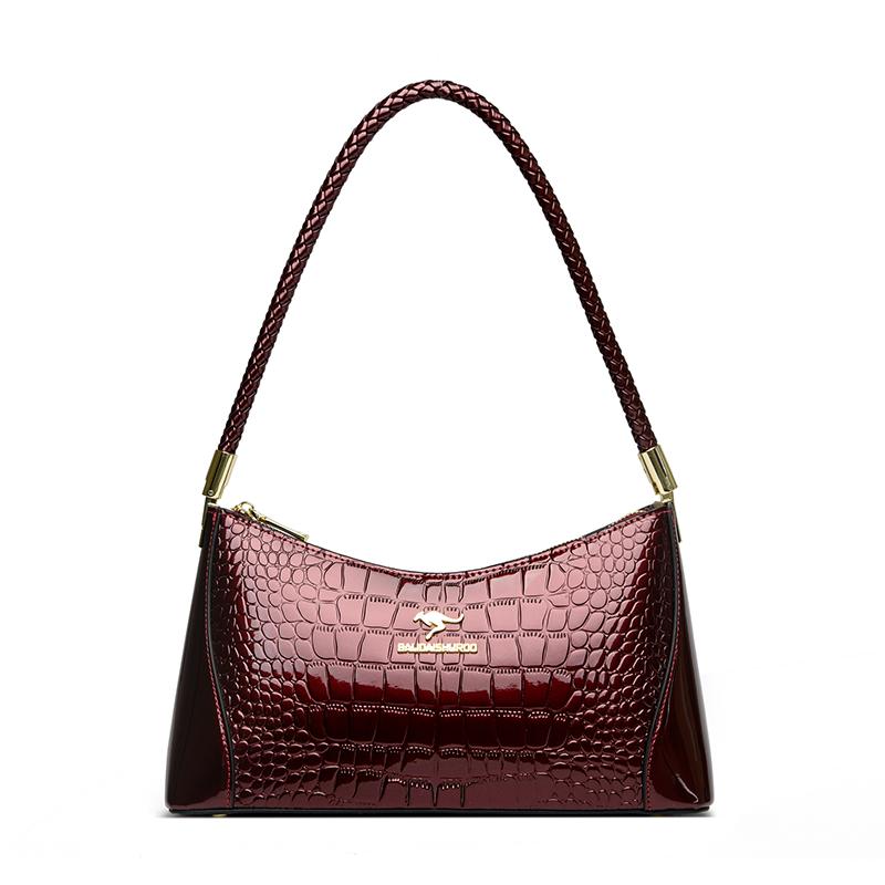 Brand Women Bag High Quality Ladies Crossbody Shoulder Bags Luxury Designer Crocodile Pattern Leather Casual Tote Bag Sac A Main