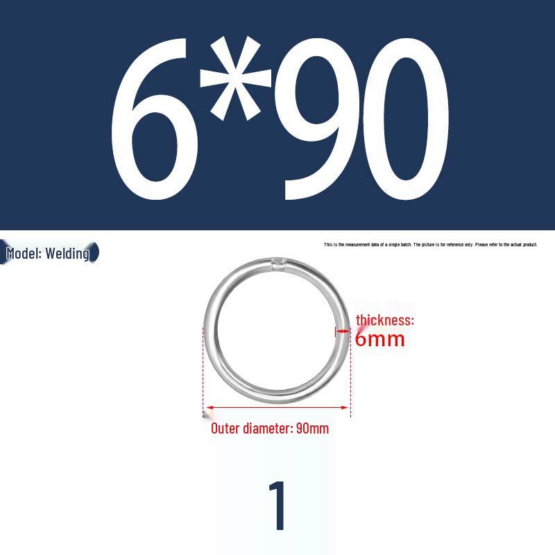304 Stainless Steel Seamless O-Ring for Lifting and Hammock Yoga Connection