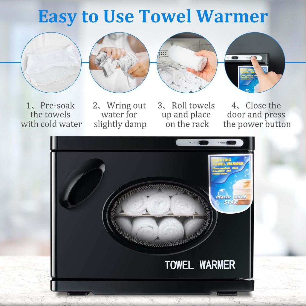 23-Liter Large Holding Capacity Towel Warmer Beauty Salon Drying Towel Disinfection Cabinet Multi-Munction Heating Tool