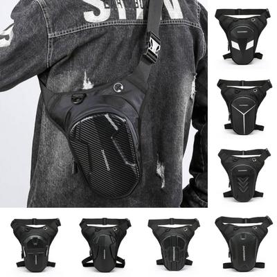 New Sturdy EVA Motorcycle Leg Bag Large Capacity Waterproof Drop Leg Strap Bag with Leg Strap Waist Thigh Bags Outdoor Supplies