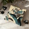 Funny Samurai Cat Surfing cushion cover Home Office Convenient Nordic Simplicity Hit With Zipper Cushion Cover