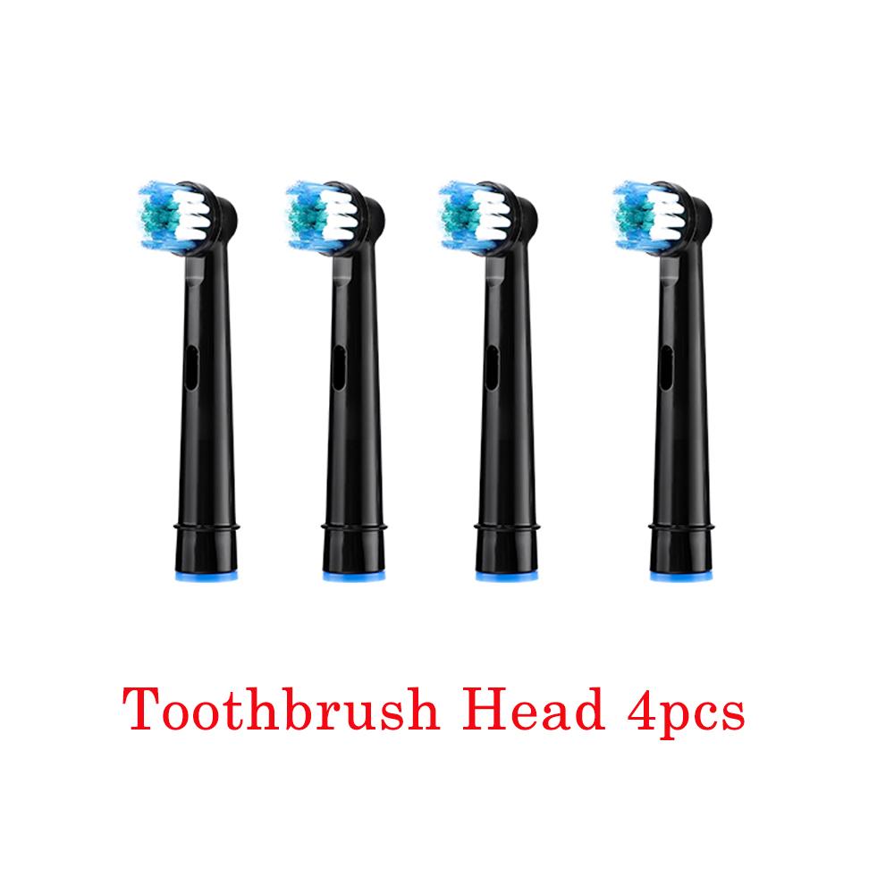 

Smart Rotating Electric Toothbrush, Rechargeable Rotary Toothbrush with 4 Heads, Electric Toothbrush for Adults Soft Replacement