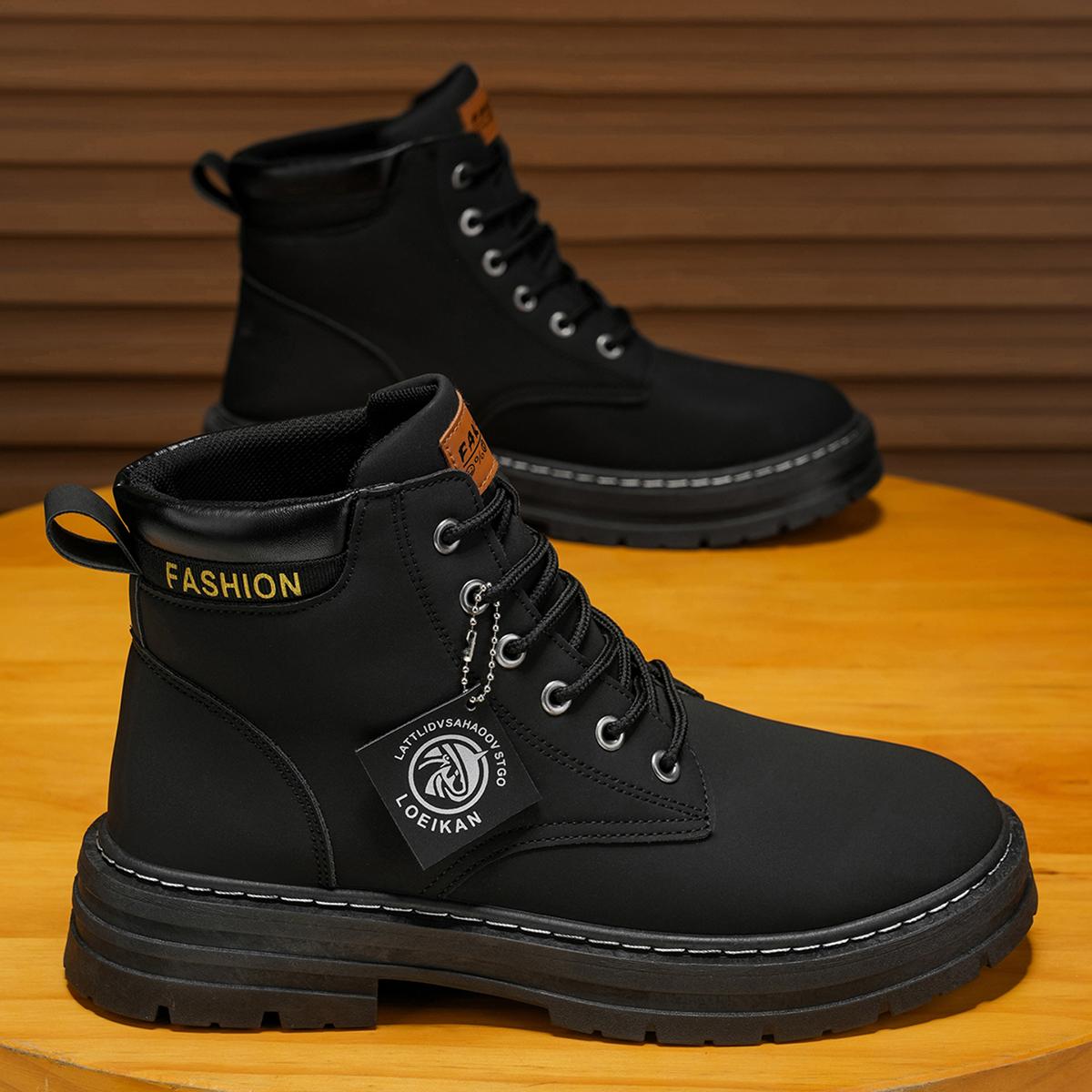 

Чоловічі високі джинсові черевики, повсякденне спортивне взуття, модні та стильні чоловічі черевики 39