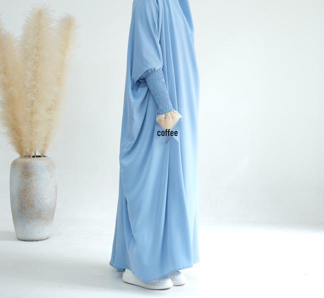 Loriya Solid Color Big Swing Robe Dress 2023 - LR609, Dubai, Turkey