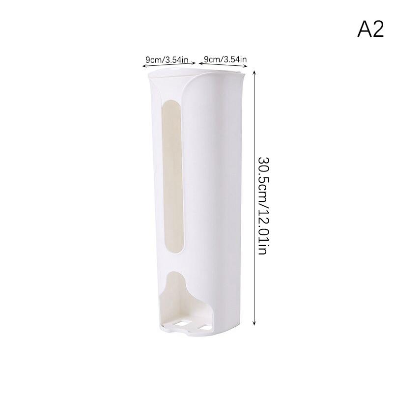 

Кухонный пластиковый пакет, стеллаж для хранения, настенный подвесной мешок для мусора для ванной, ящик для хранения, шкаф, ящик для хранения нижнего белья 9*9*30.5cm белый