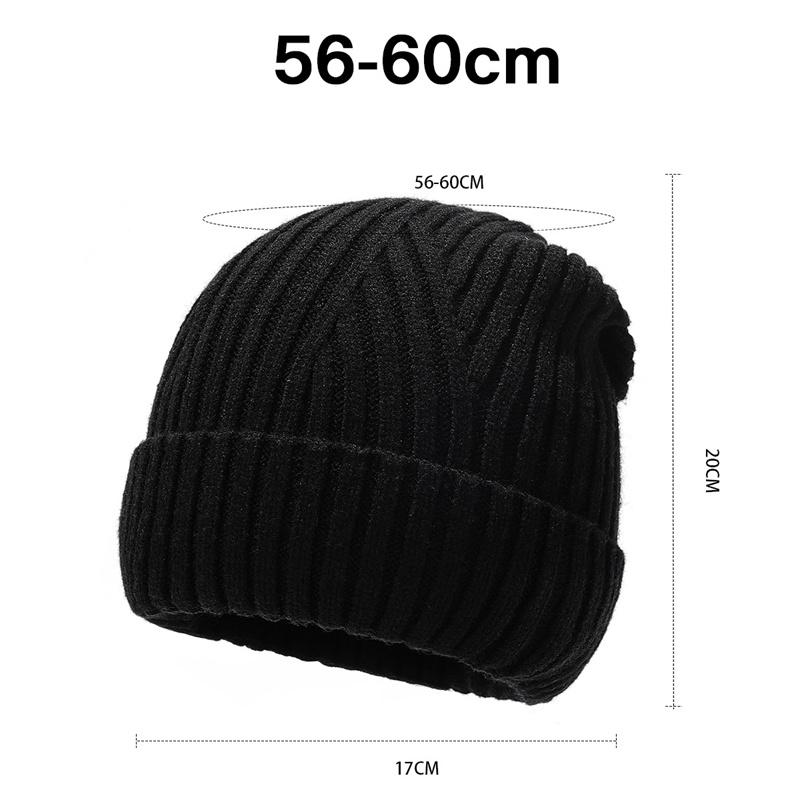 Winter Wool Hat Outdoor Cold-Proof Warm Ear Protection Knitted Hat