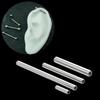 5/10/50pcs F136 Titanium Implant Grade 16G 14G Straight Barbells Tongue Nail Nipple Studs Ear Helix Piercing Jewelry Accessories