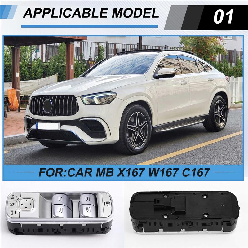 M63K-1679059903 Window Glass Lift Switch Power Window Control Switches For Mercedes Benz MB X167 W167 C167 16790599037N49