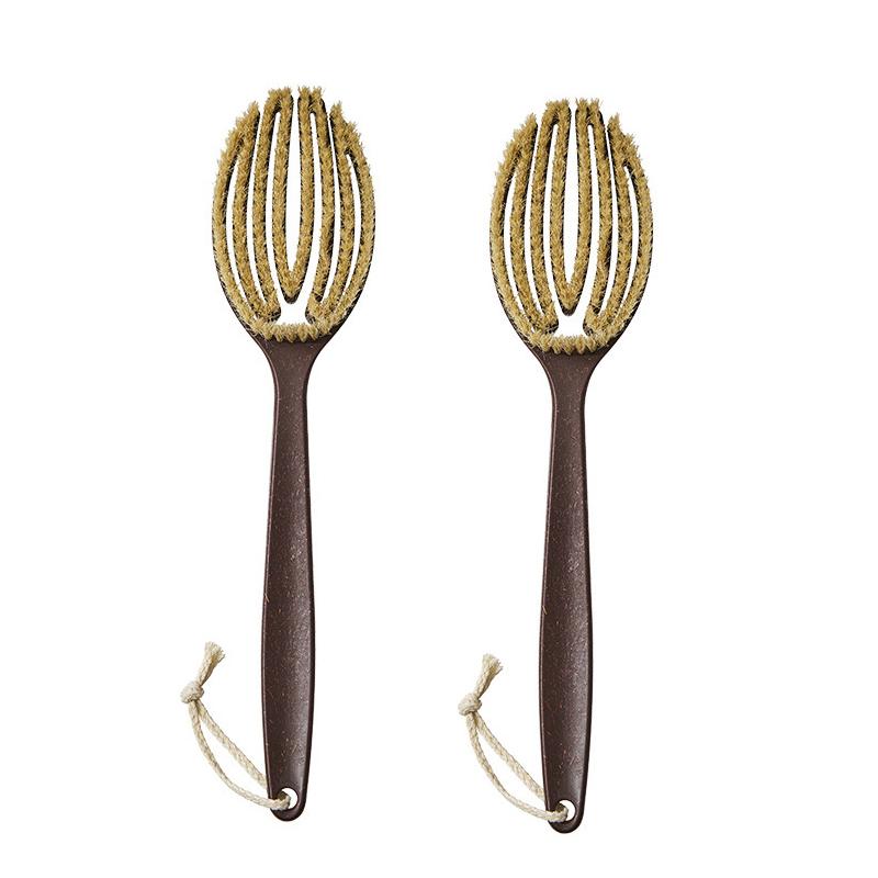 Bristle Body Brush Back Scrubber Brush For Shower Soft Bristle Long Handle Brush