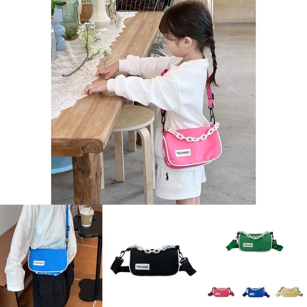 Stylish Oxford Cloth Children's Shoulder Bag Lightweight And Durable Versatile Design For School Use