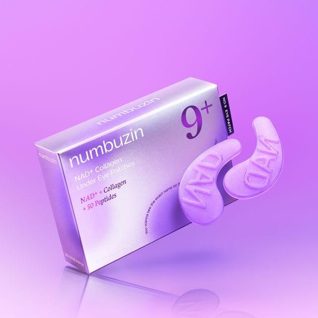 NUMBUZIN Патчи для кожи вокруг глаз с коллагеном и NAD+ №9 8g x 5 pairs