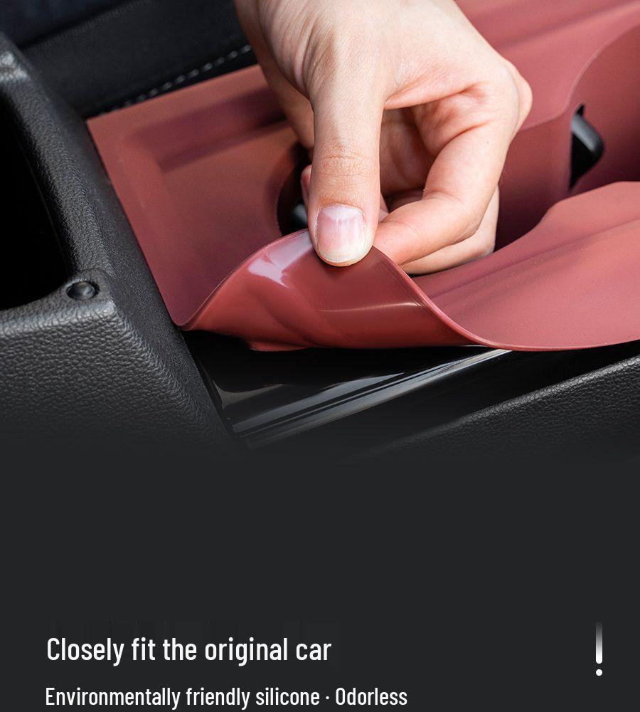 VW Lamando '22-'25 Console Cup Holder Coaster & Gear Shift Panel Cover - Interior Mod Accessories