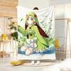 Anime Character C-ChamoS RossoS Throw Soft Warm Throw Blanket for Bedroom Living Room Bed Travel Camping Picnic Gift