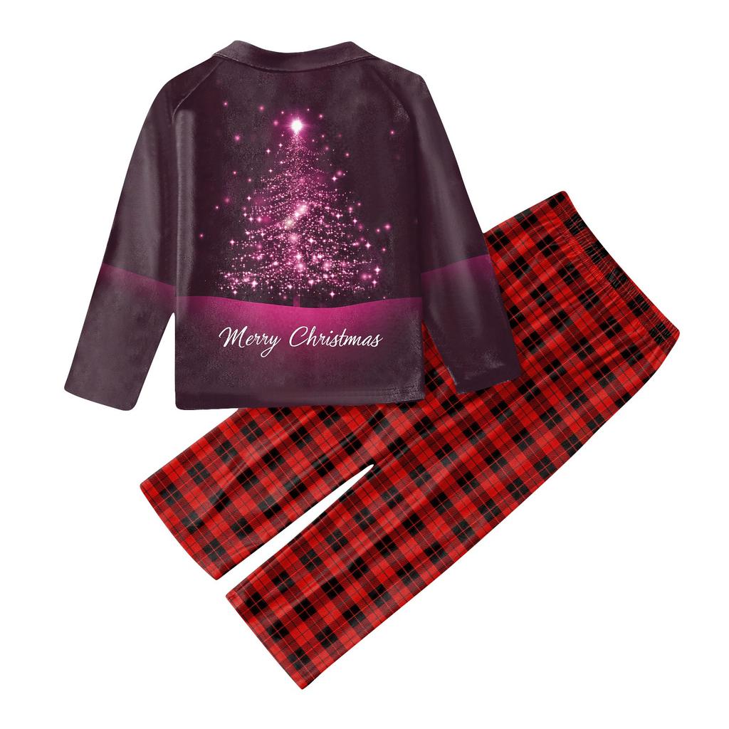 Passende Familiensets mit Weihnachtsmotiven, Langarmshirts und Hosen