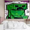 Blocky pixel game Tapestry for Bedroom Aesthetic Classroom Tapestries Wall Hanging for Living Room Dorm Office,Ideal Creative Gift
