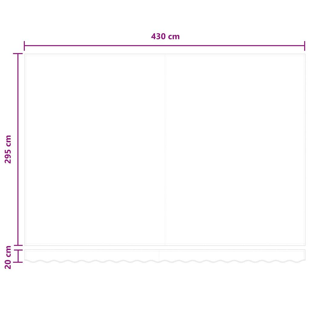 Retractable Awning Sand 450 X 300 Cm Linen and Aluminum