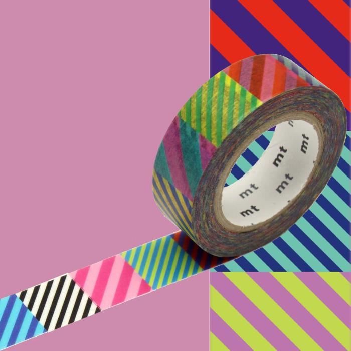 Masking Tape MT KAPITZA Multicolored Stripes - Multistripe - Masking Tape (MT) Multicolor - Assorted