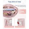 Women's Handbag with Zipper Blowfish Handbag, Travel Essential Quilted Nurse Bag, Carry Bag for Women
