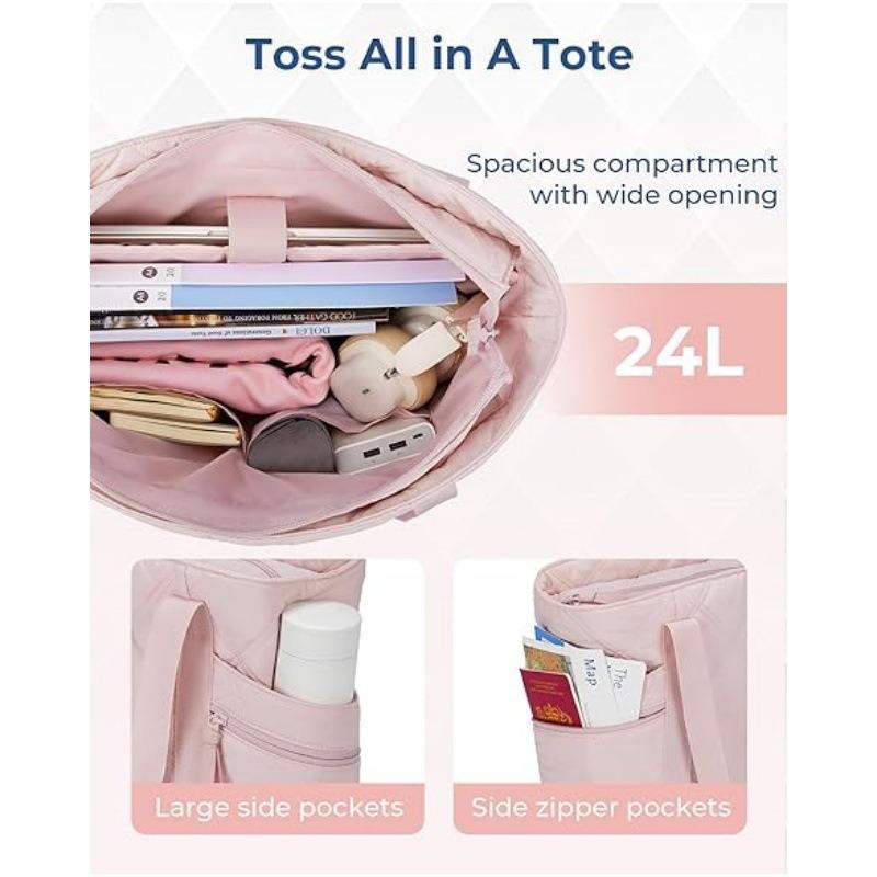 Women's Handbag with Zipper Blowfish Handbag, Travel Essential Quilted Nurse Bag, Carry Bag for Women