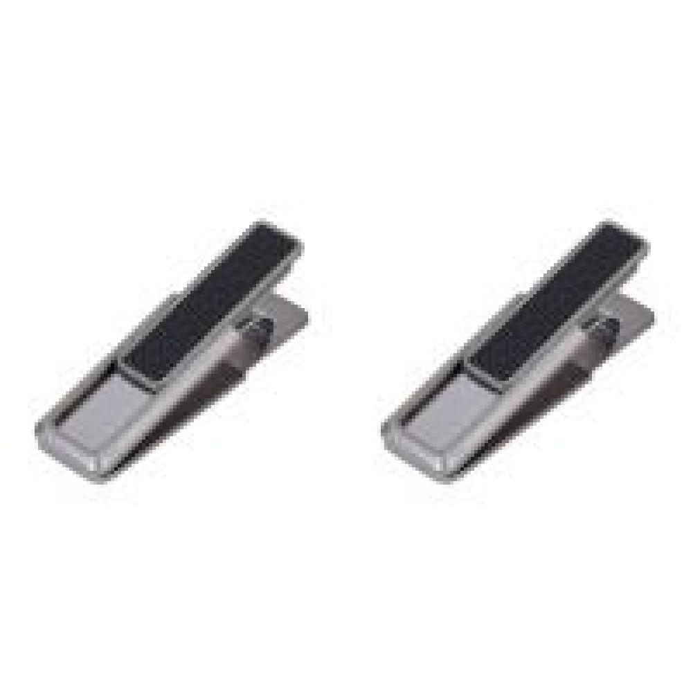 

Double Sided Carbon Fiber Stainless Steel Alloy Purse Card Clip (Silver)