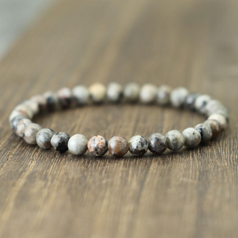 Simple 4/6/8/10/12mm Gemstone Stretch Beaded Bracelet Unisex Natural Fire Stone Jewelry Leisure Pulseira Accessories Joias Gifts