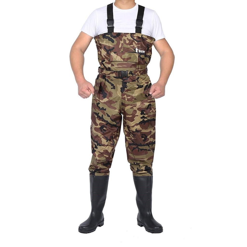 Fishing Wader Pants Overalls With Boots Set Adult Men Women Lenght Rice Transplanting Waterproof Trousers Suit
