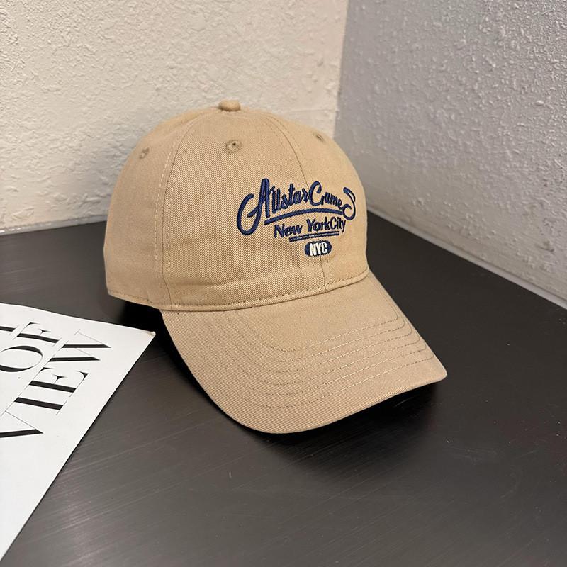 Retro Cotton Baseball Cap With Curved Brim For Street Style And Sun Protection хаки