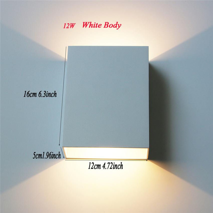 LED Indoor Lighting Wall Lamp Modern Home Lighting Decoration Sconce Aluminum Lamp AC85-265V For Bath Corridor NR-180