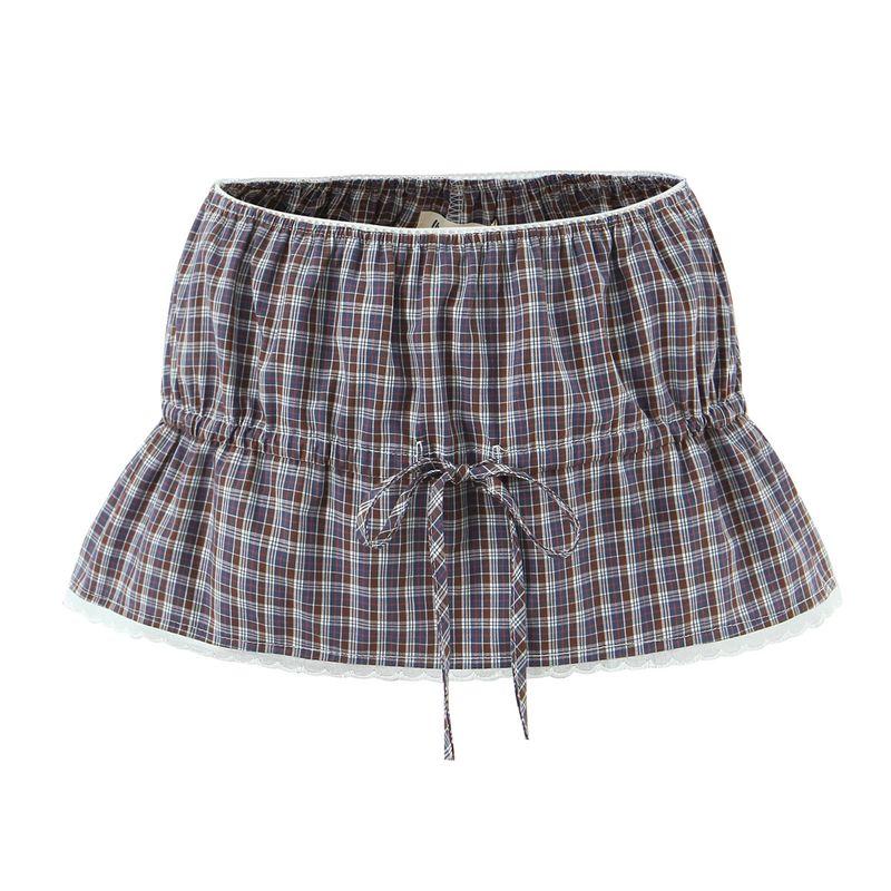 Za New Fall Women's Clothing 2025 Fashion Style Pattern Sling Lapel Midriff Outfit Long Sleeves Shirt Skirt Three-Piece Set