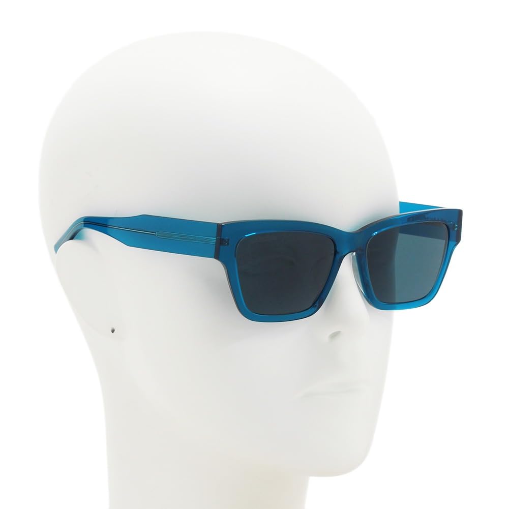 Balenciaga Asian BB0307SA Clear Blue Women's Sunglasses, Fit, 004, Blue/Dark