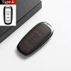 For Geely Emgrand 7 GX3 Atlas GS NL3 Gili Emgrand 7 EX7 GT GC9 Leather Metal Car Key Case Cover Key Protection Shell Accessories