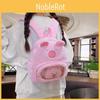 Plush Cute Capybara Backpack With Durable Nylon Fabric For Everyday Girls