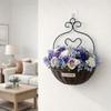 Wear-resistant Hanging Flower Basket Wall Mounted Decorative Plant Basket Wall Planter  Home Decor
