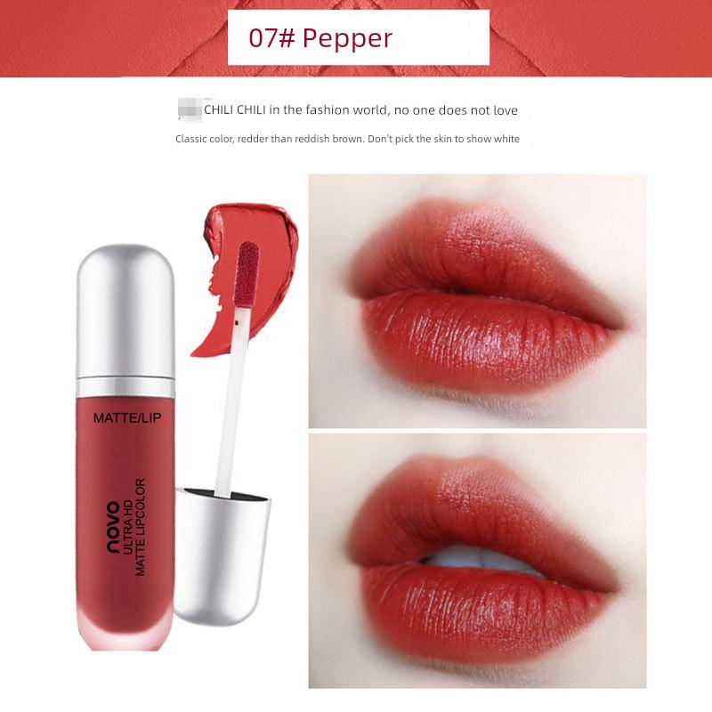 French Lip Gloss Lipstick, Waterproof, Long-Lasting, Non-Fading, Non-Stick, Matte Velvet, Whitening, Genuine Product