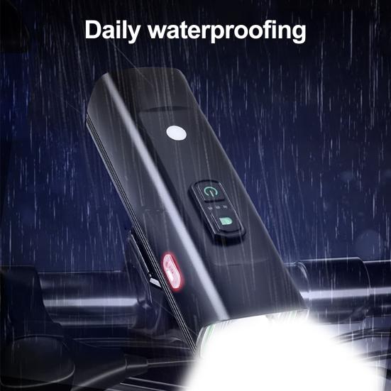 Czujnik Rowerowy Reflektor Tryby Regulowane Lekki Wodoodporny Akumulatorowy Rower Górski MTB Szosowy Jazda Nocna LED Lampa Przednia