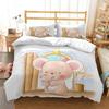 Cute cartoon mouse Comfortable Duvet Quilt Cover Pillowcase Bedding Set Children Bedroom Decoration Home Textile