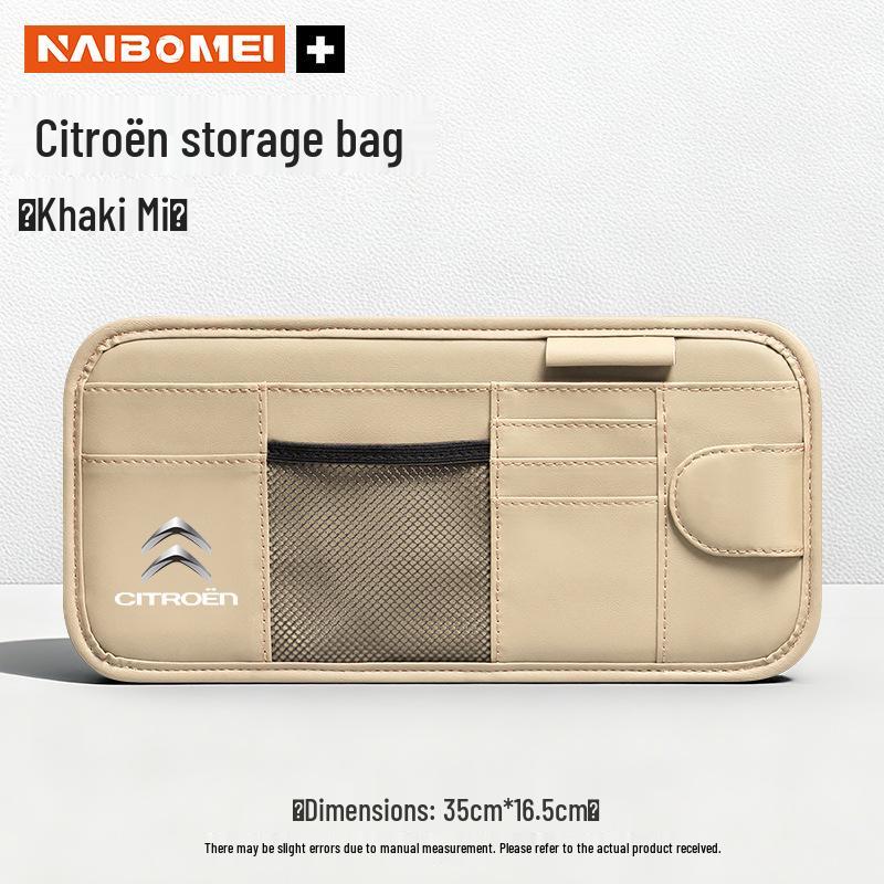 Citroen Sun Visor Glasses & Card Holder for C3 Picasso, C4 Aircross, C5 Aircross, C6