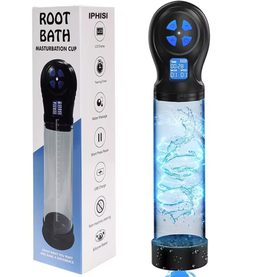 Automatic Electric Vacuum Pump Thicken Penis Enlargement Enhancer Penis Sucker Sex Toys for Male Masturbate Pressure Training 18