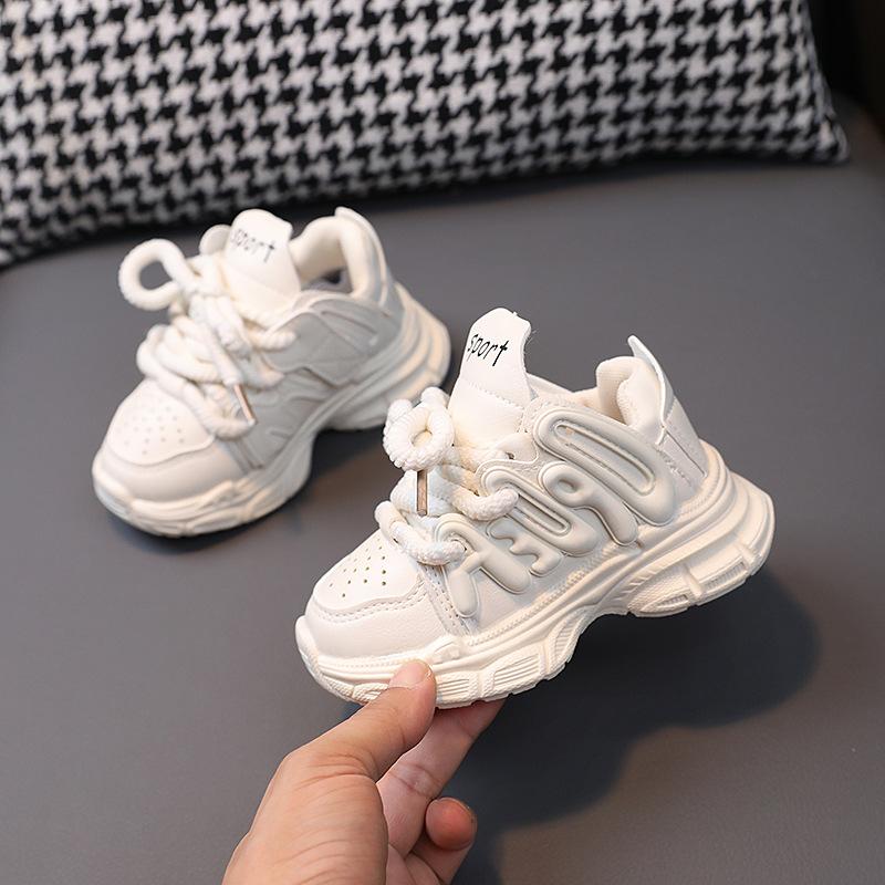 Kid Shoes Girl Autumn Soft Sole Casual Shoe New Child Trendy Shoes Anti Slip Boy Sports Shoe Breathable Comfortable Running Shoe