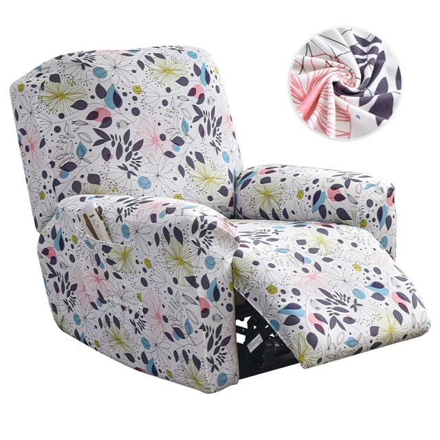 

Printed Recliner Sofa Chair Cover Stretch Reclining Seats Case For Living Room Non -Slip Relax Lazy Boy Armchair Covers For Home Use Decor 1 Seat
