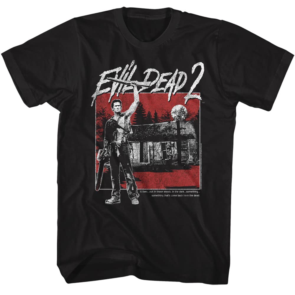 American Classics Evil Dead II Movie TShirt ExMortis Unisexs Short Sleeve T Shirts 80s Horror Film Graphic Tees