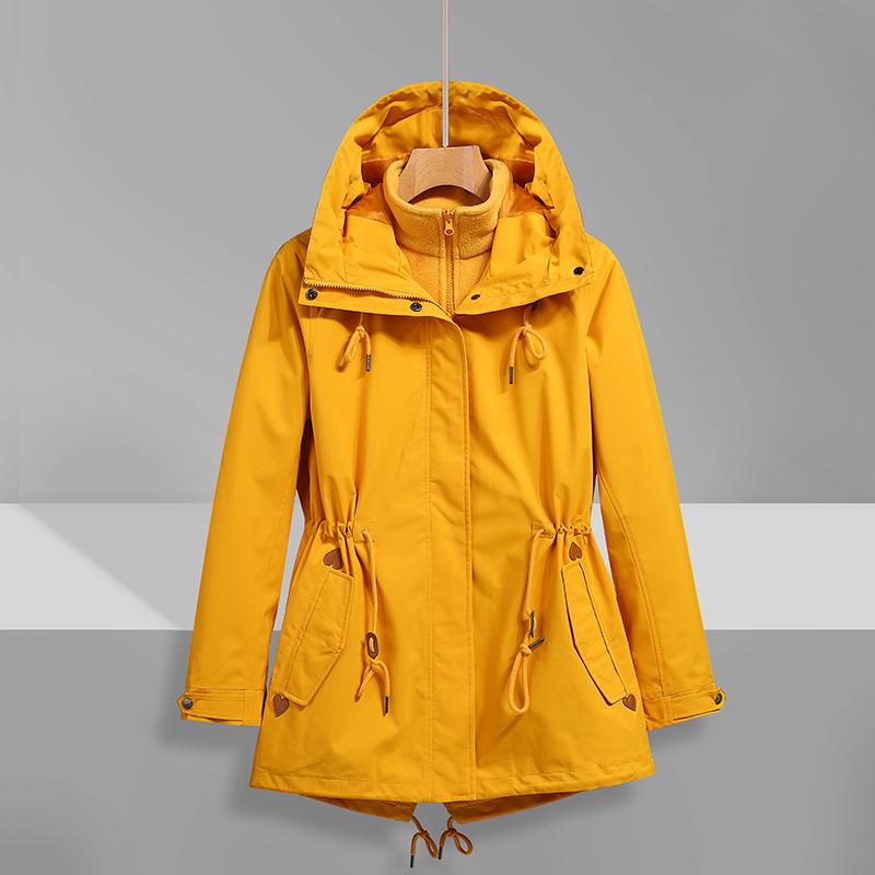 Women's 2023 Trendy Three-in-One Fleece Windbreaker for Tibet