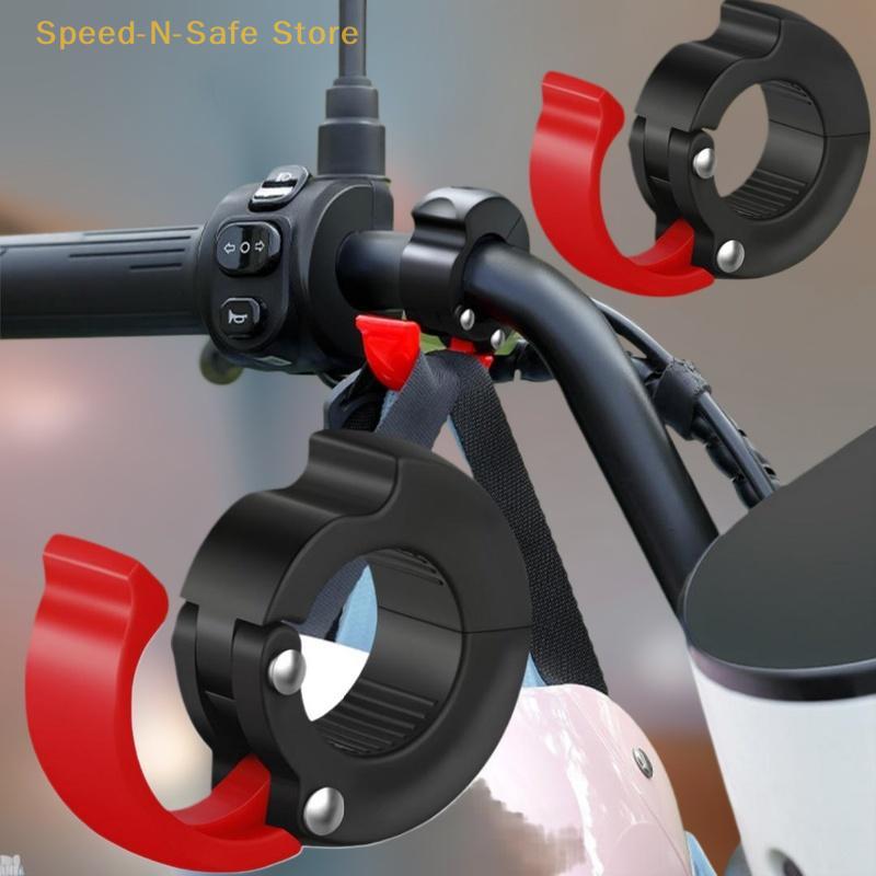 Helmet Hanger Hanging Bag Hooks, ABS Accessory Set for Bicycle & Motorcycle Scooter