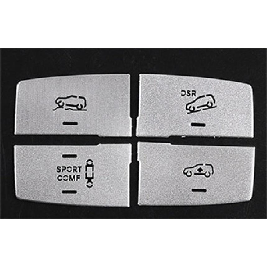 

Мультимедийная система управления автомобилем, кнопка переключения, наклейка для Mercedes Benz ML GL GLE GLS class X166 W166 E Model Silver