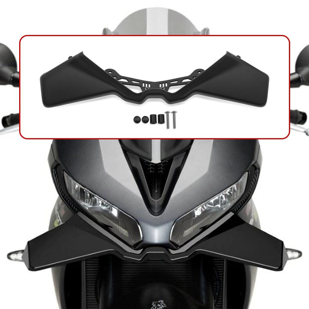 For Daytona 660 2024 2025 Side Wind Wing Cover Aerodynamics Fairing Winglets Motorcycle Front Lip Spoiler Lower Shroud Wing