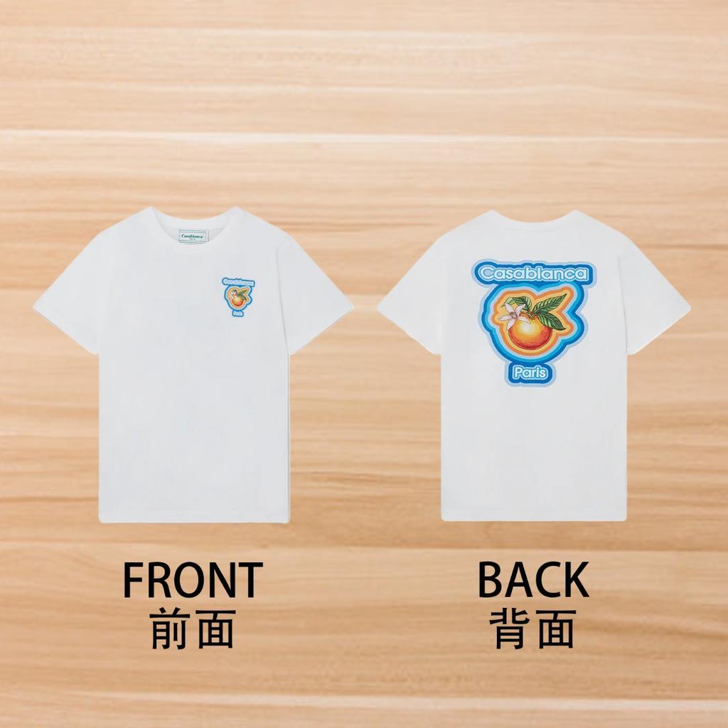Cross-border foreign trade casablanca Casablanca short-sleeved American tide brand niche loose high street tide brand t-shirt