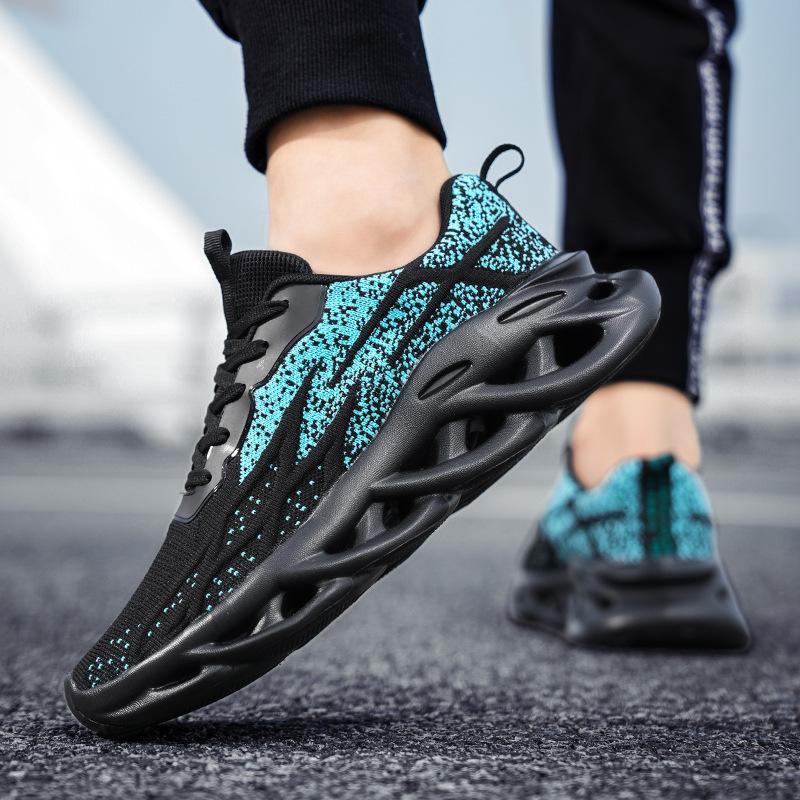 Men's shoes spring and autumn new men's sports casual shoes blade sole shoes breathable coconut shoes men