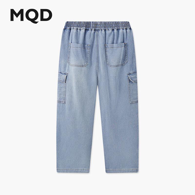 

MQD Boys Summer Trendy School Style Casual Cargo Jeans 140